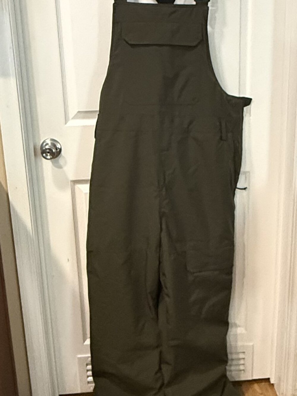 Tec-One Explorer Mens 2XL Insulated Overalls Green Brown Adjustable